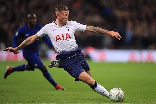 Toby Alderweireld con la maglia del Tottenham questa stagione