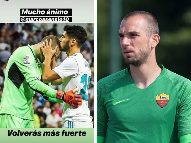 Il messaggio di Pau Lopez e lo spagnolo durante un allenamento a Trigoria, di LaPresse