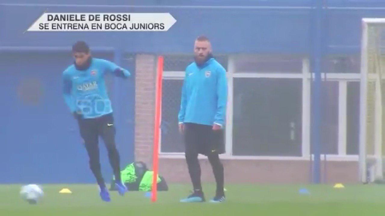 Daniele De Rossi si allena con il Boca Juniors (@SC_ESPN)