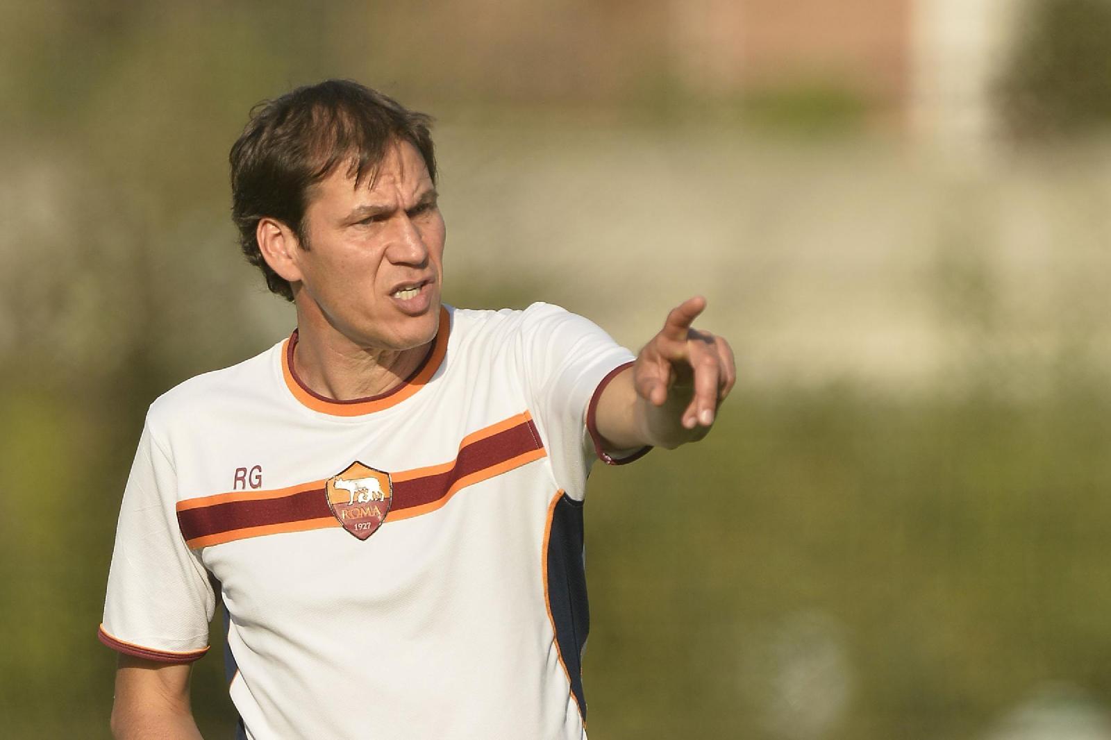 Rudi Garcia nella sua prima stagione a Roma, di LaPresse