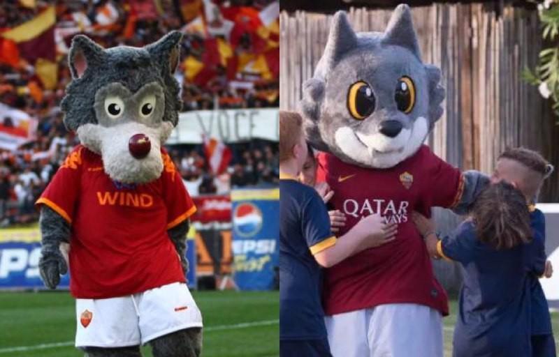 Roma, la mascotte Romolo cambia look: ecco le immagini della nuova versione