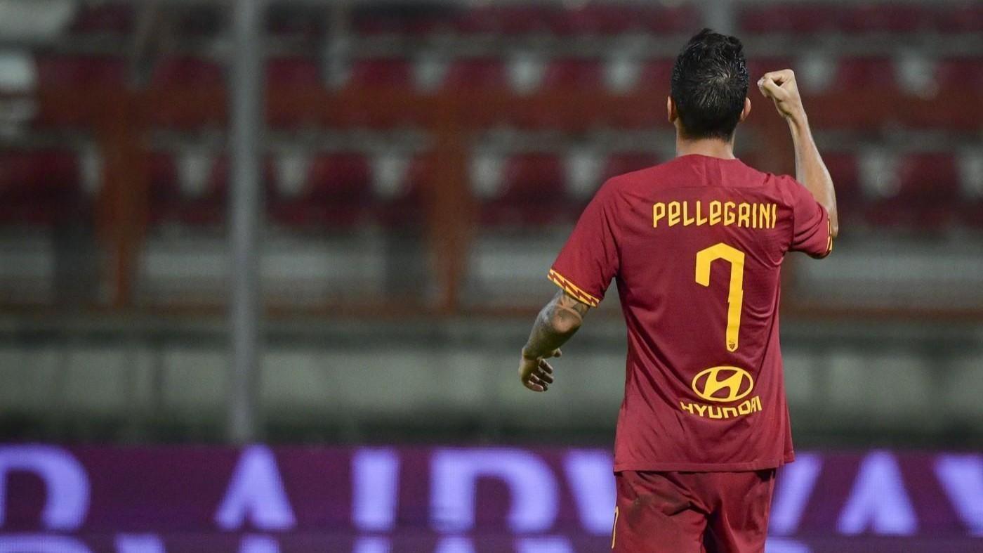 Fiocco rosa per Lorenzo Pellegrini, di LaPresse