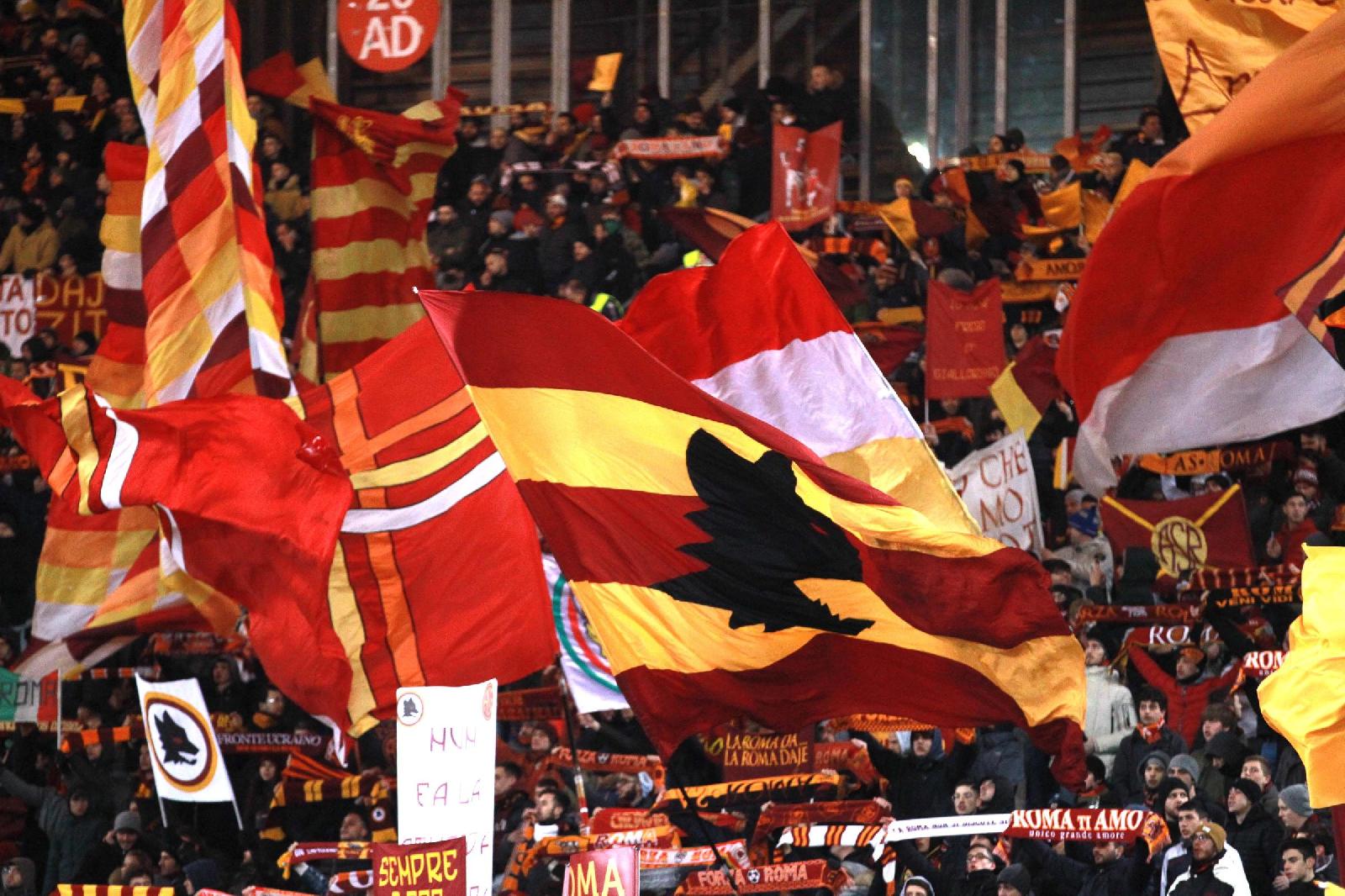 La Curva Sud dello stadio Olimpico