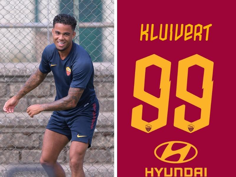 Justin Kluivert ha lasciato il numero 34 per passare al 99, di LaPresse