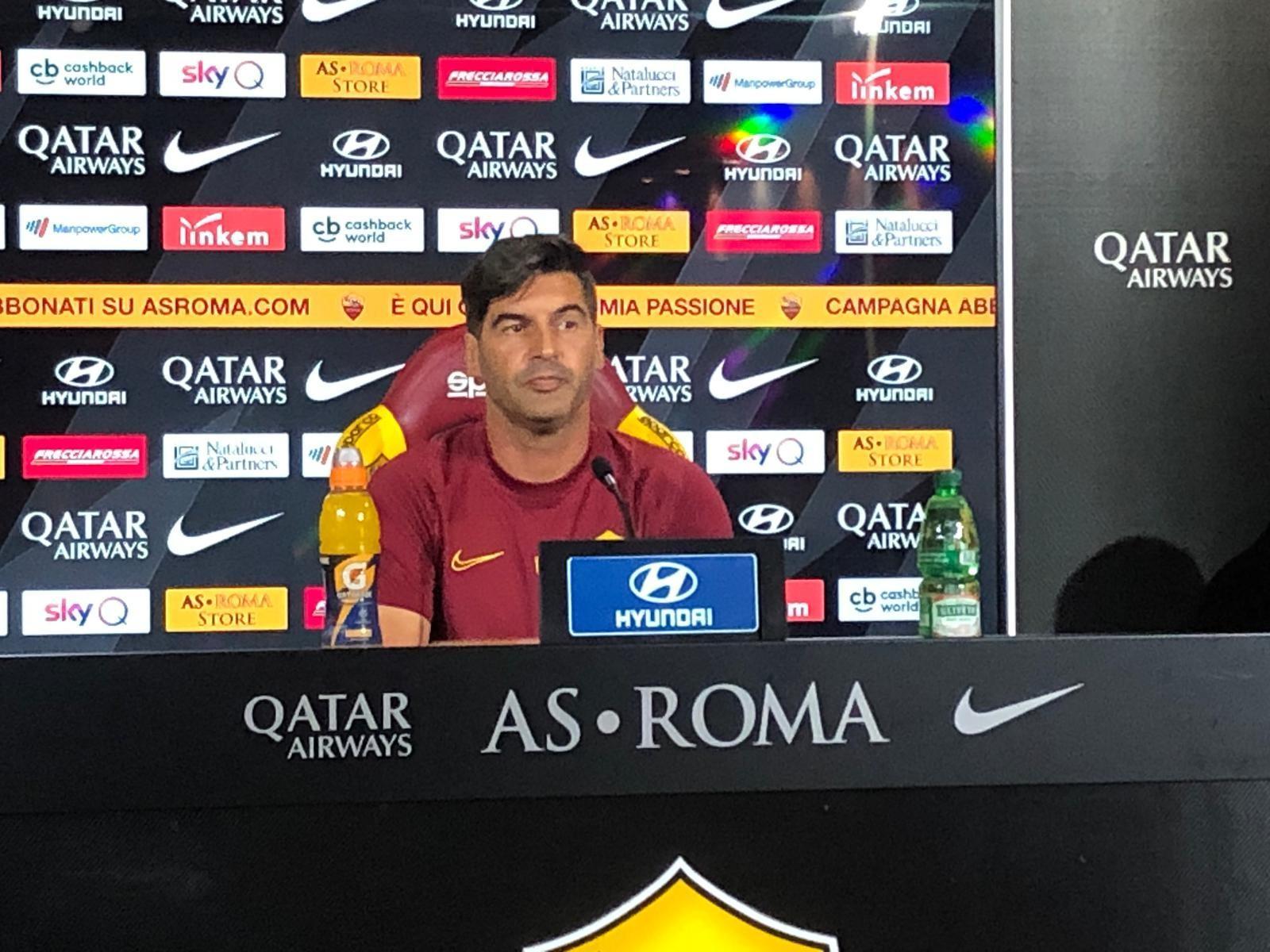 Paulo Fonseca in conferenza