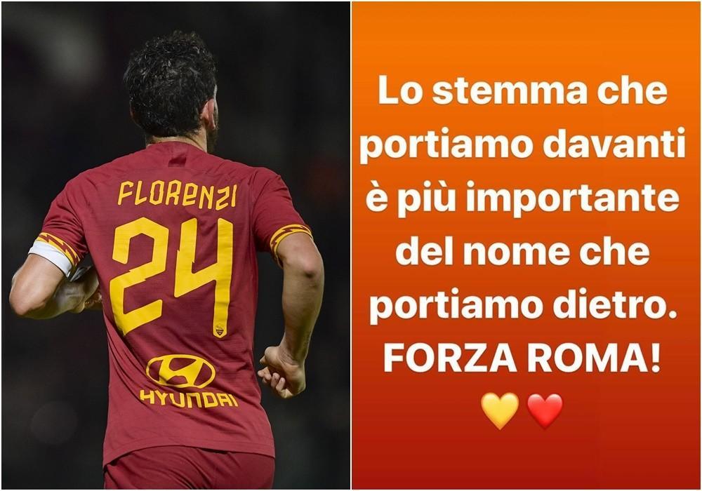 Florenzi e la sua storia su Instagram, di LaPresse