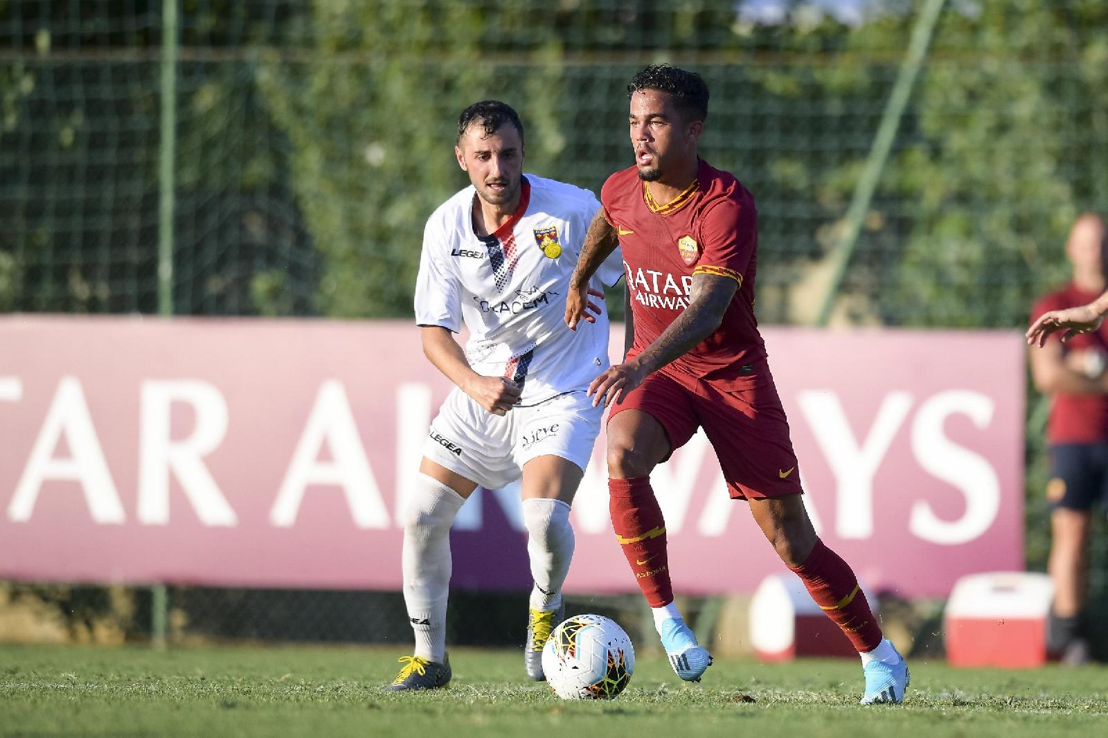 Justin Kluivert in campo contro il Gubbio, di LaPresse