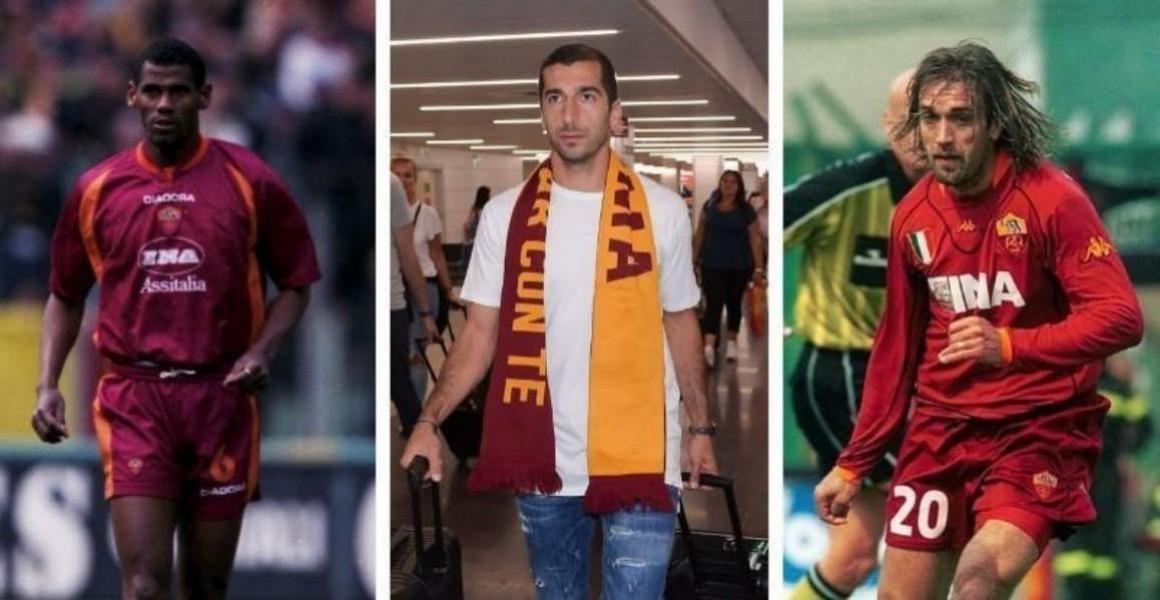 Aldair, Mkhitaryan e Batistuta, di LaPresse