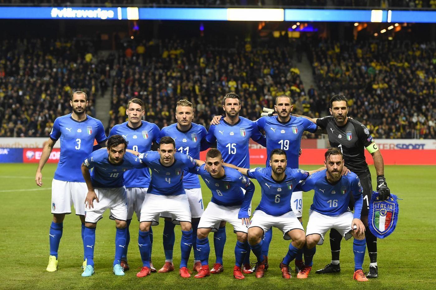 L'ultima apparizione di De Rossi in azzurro, Svezia-Italia, di LaPresse