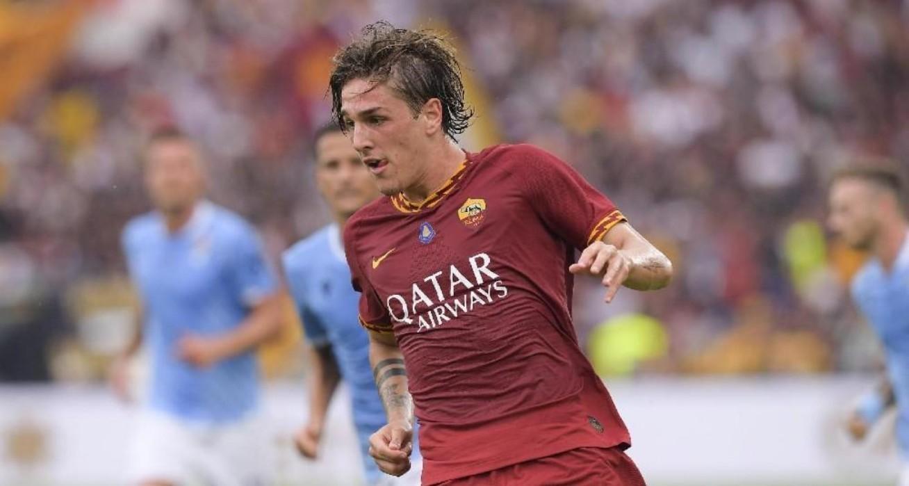 Il numero 22 giallorosso Nicolò Zaniolo, di LaPresse