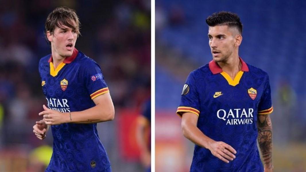 Nicolò Zaniolo e Lorenzo Pellegrini, di LaPresse