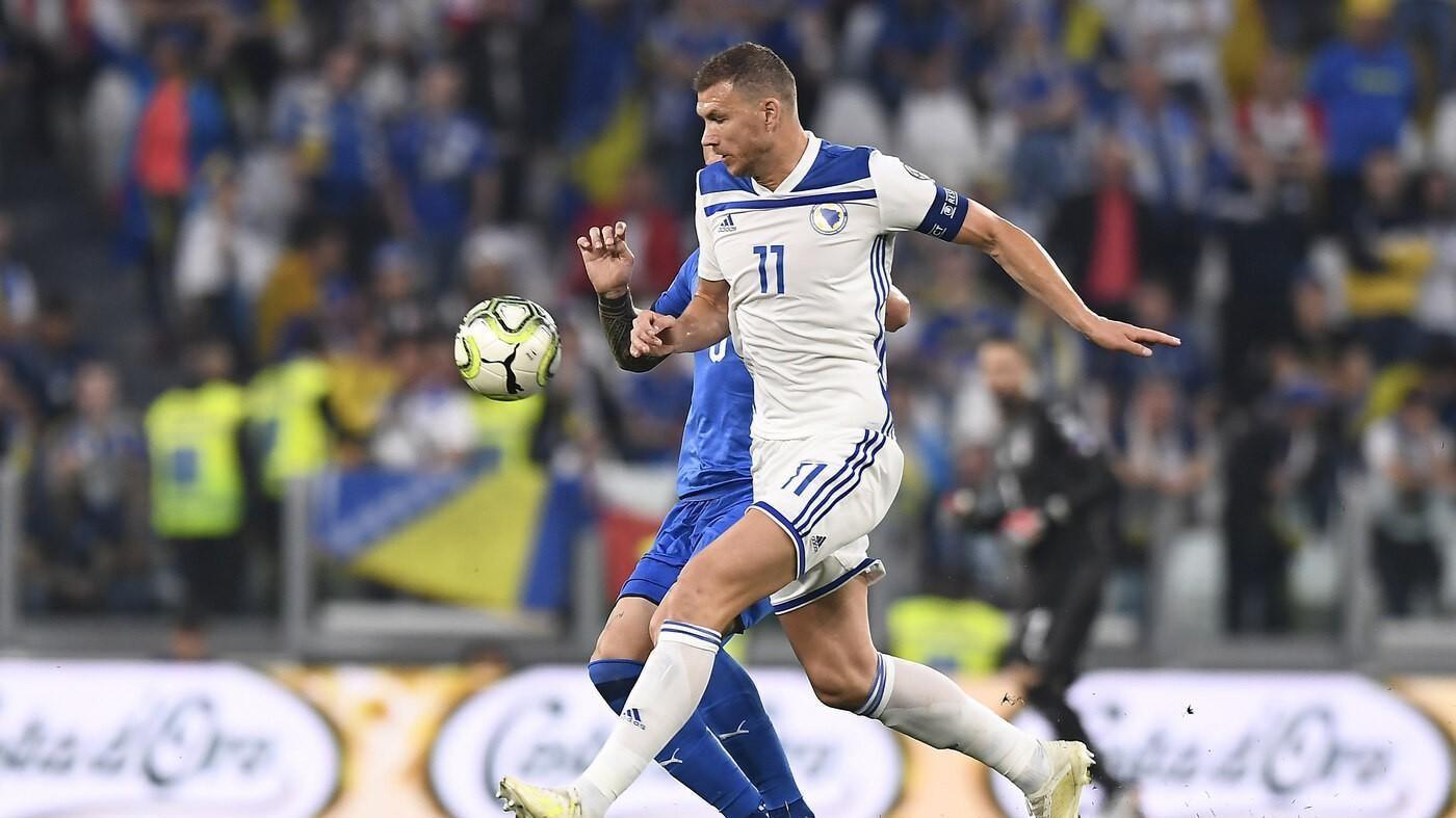 Capitan Dzeko ha trascinato la Bosnia in Lega A