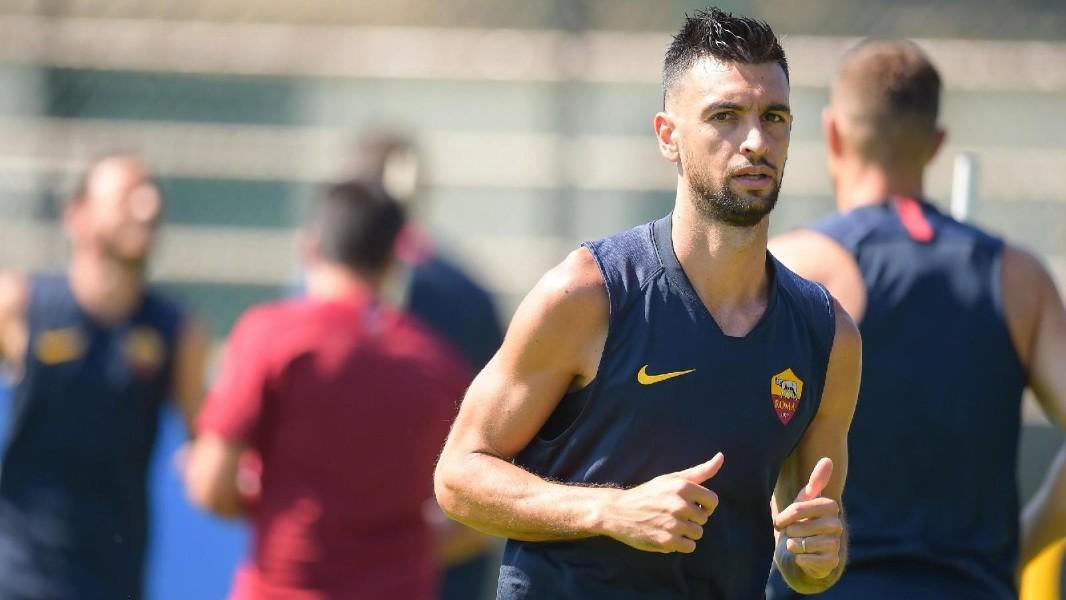 Javier Pastore in allenamento, di LaPresse