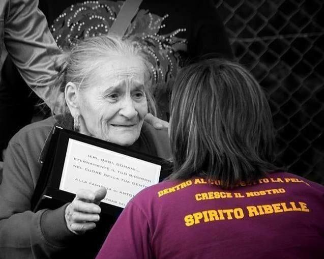 Esperia De Falchi in occasione di un torneo in memoria di suo figlio Antonio (Foto di Barbara Errera)