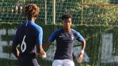 Ruben Providence con la maglia della Francia Under-19
