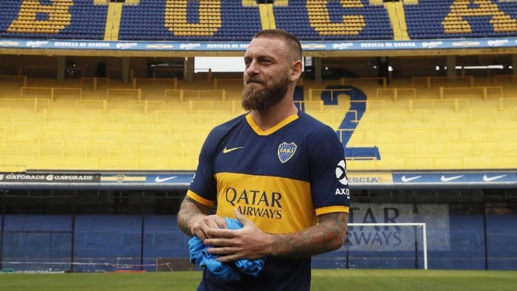 De Rossi con la maglia del Boca Juniors