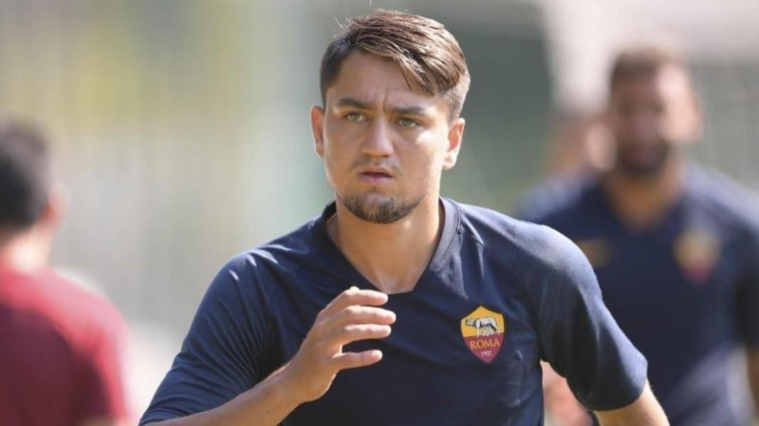 Cengiz Ünder in allenamento, di LaPresse