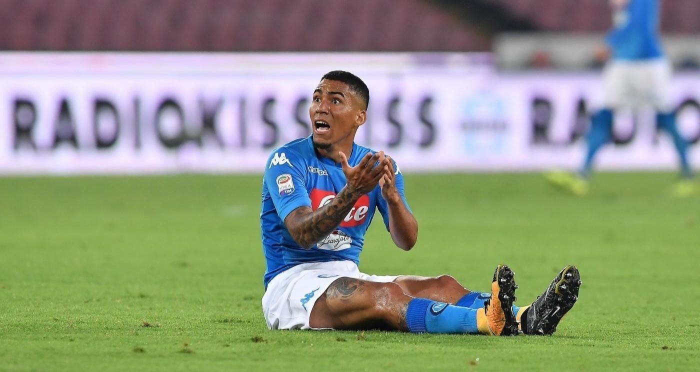 Il centrocampista del Napoli Allan, di LaPresse