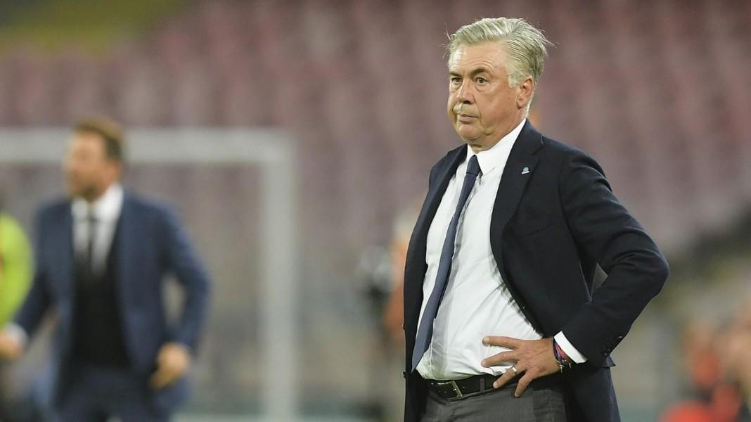 Carlo Ancelotti è stato espulso nel corso di Napoli-Atalanta, di LaPresse