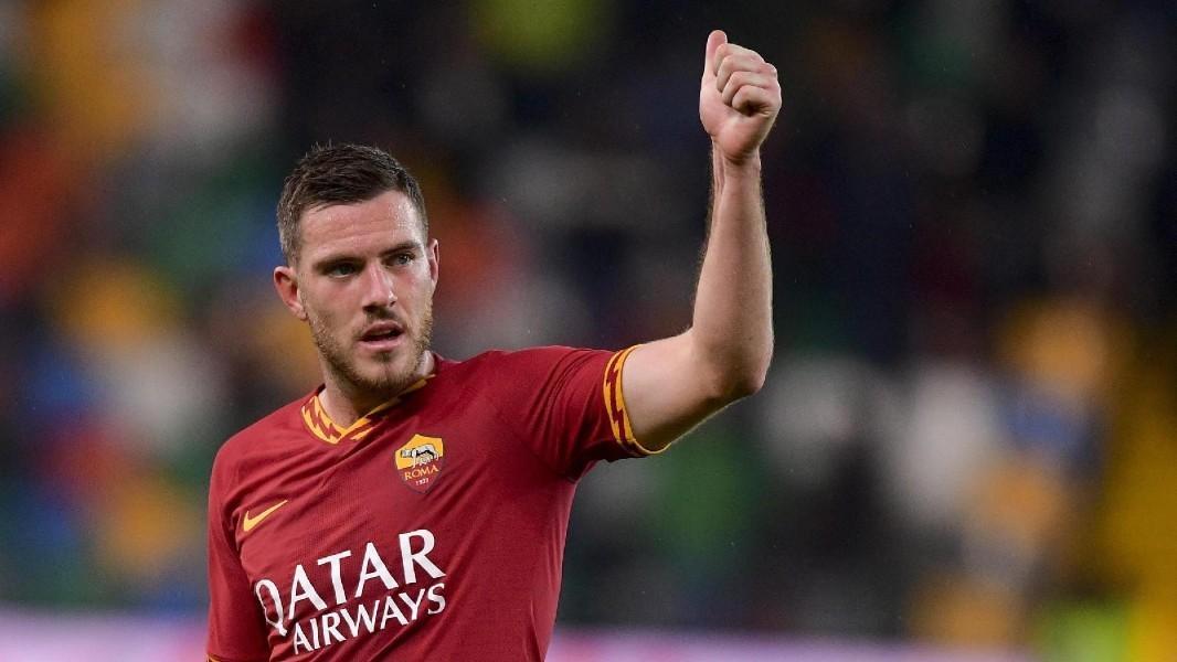 Jordan Veretout al termine di Udinese-Roma, di LaPresse