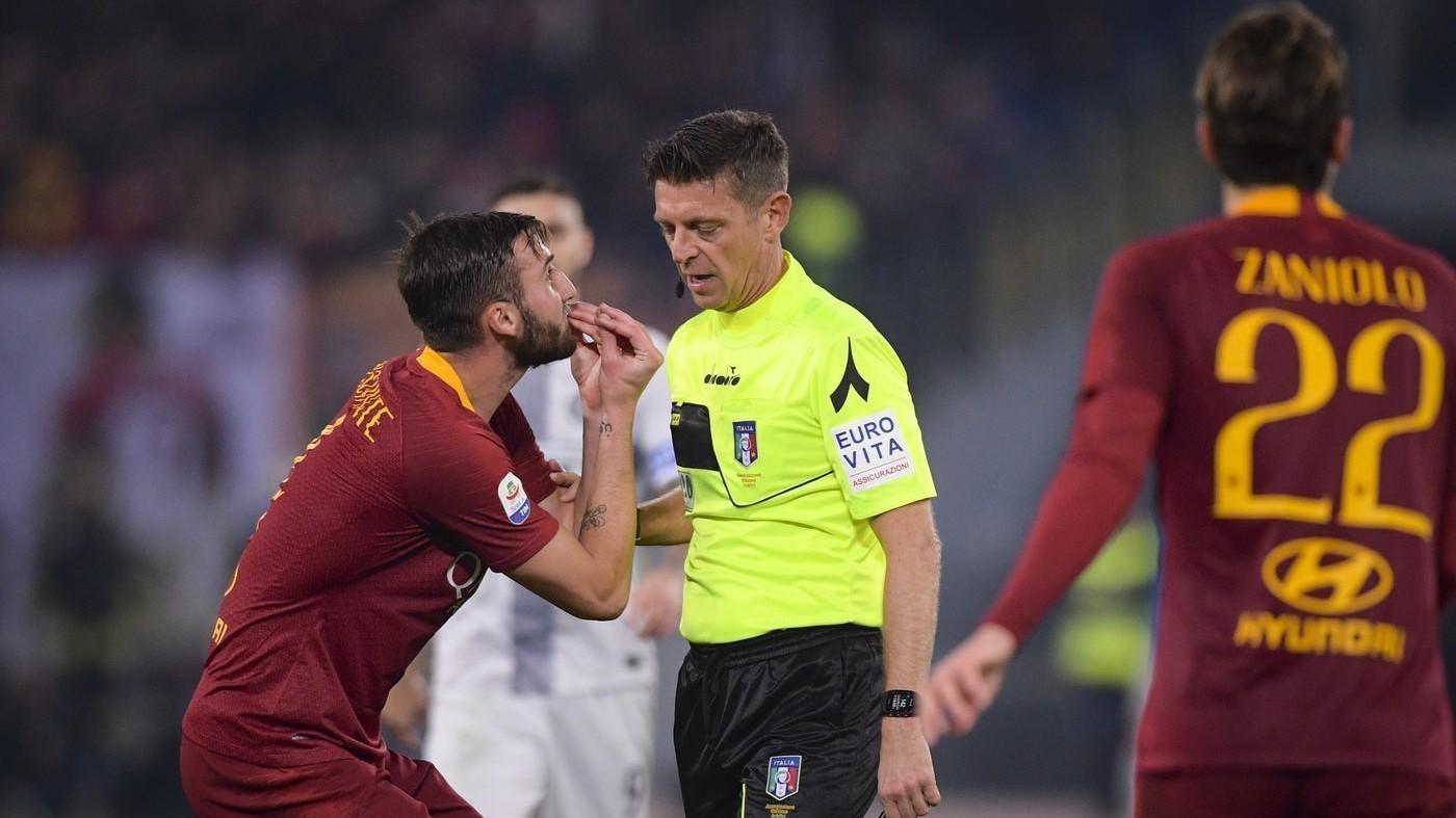 Tre sconfitte su tre per la Roma contro il Napoli con Rocchi, di LaPresse