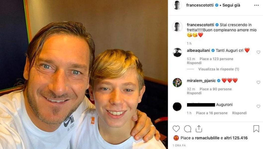 Il post pubblicato da Francesco Totti