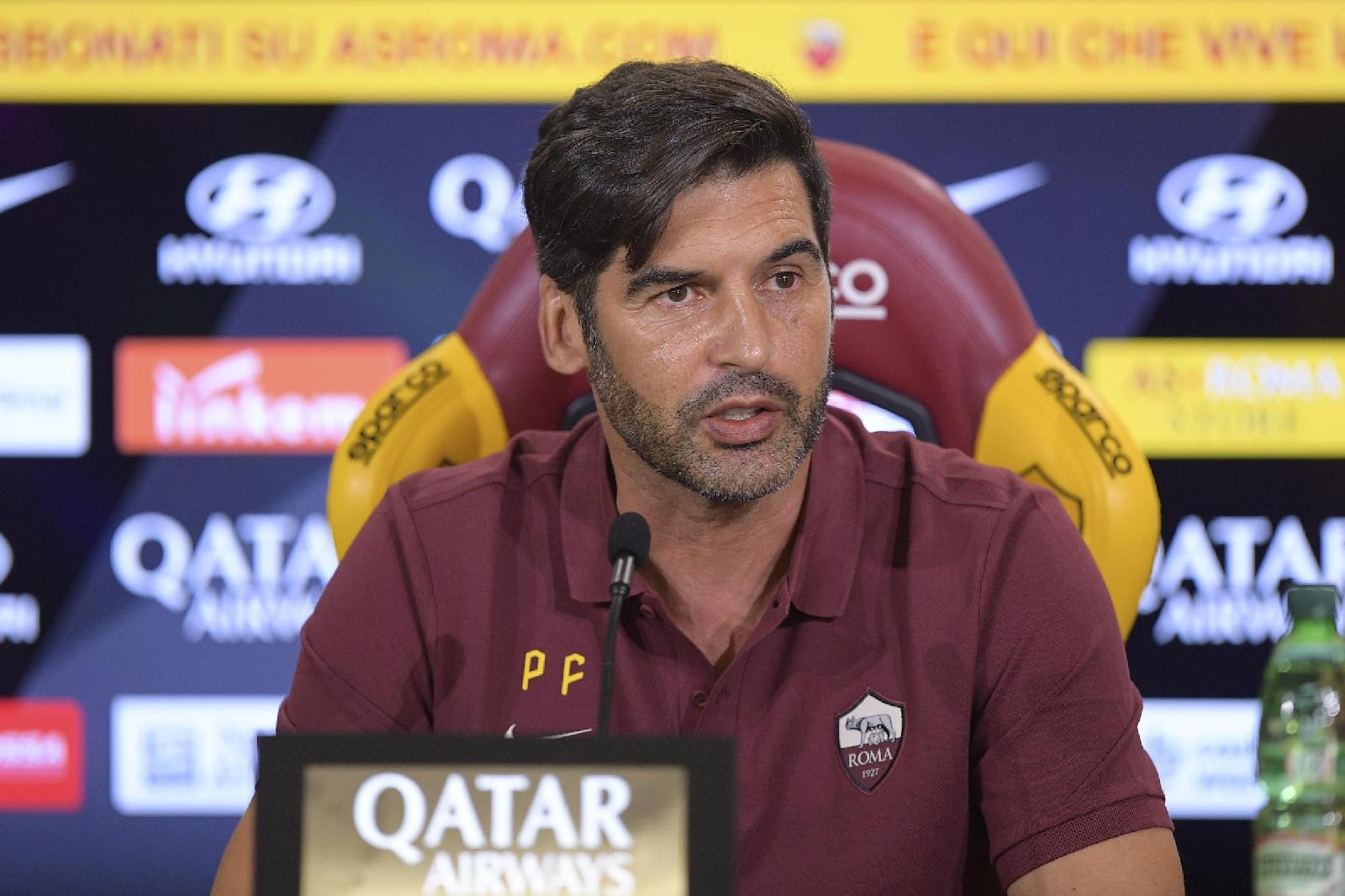 Paulo Fonseca in conferenza stampa