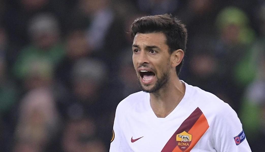 Javier Pastore durante la partita contro il Borussia, di LaPresse