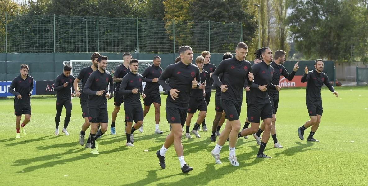 La Roma è volata direttamente a Parma dopo la sfida di Europa League, di LaPresse