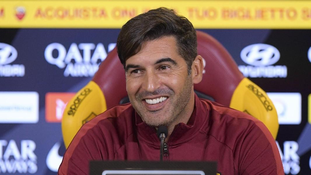 Paulo Fonseca in conferenza stampa, di LaPresse