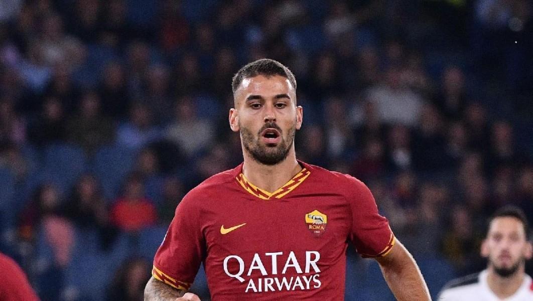 Leonardo Spinazzola è stato sostituito al 26' di Parma-Roma a causa di un fastidio al flessore destro, di LaPresse