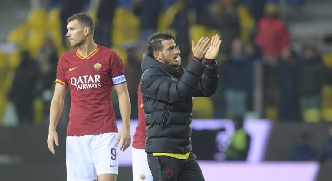 Alessandro Florenzi al termine di Parma-Roma, di LaPresse