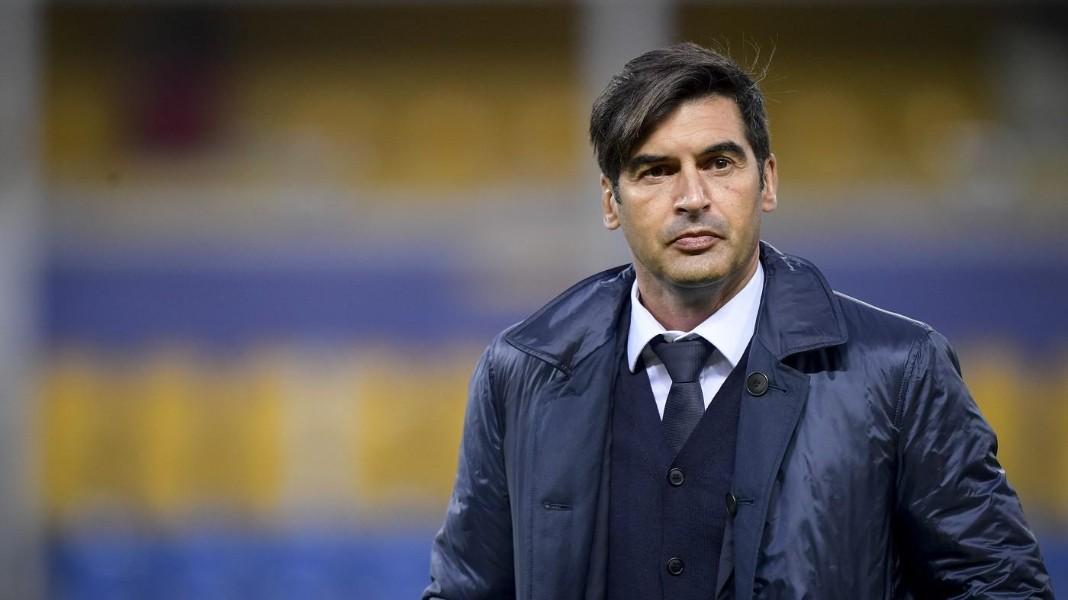 Paulo Fonseca è alla sua prima stagione con la Roma, di LaPresse