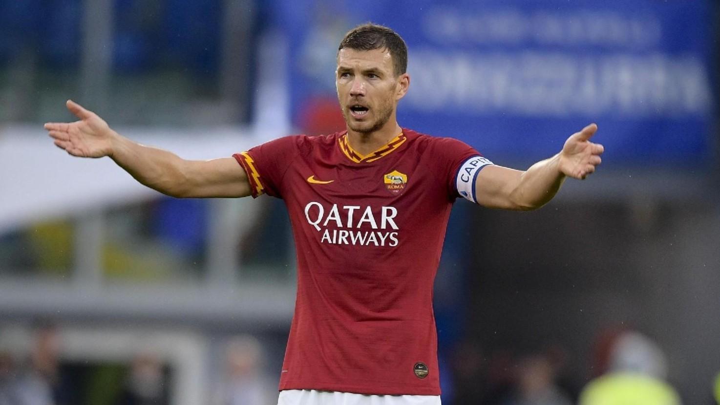 Edin Dzeko sfiderà l'Italia con la sua Bosnia, di LaPresse