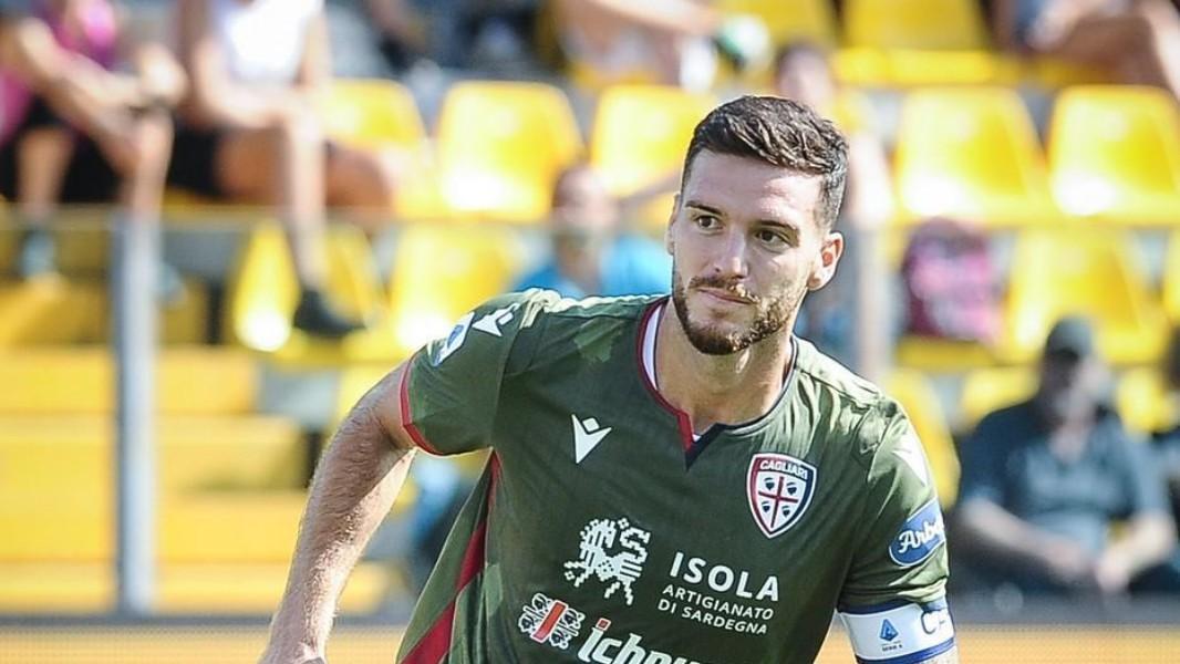 Luca Ceppitelli, difensore e capitano del Cagliari, di LaPresse