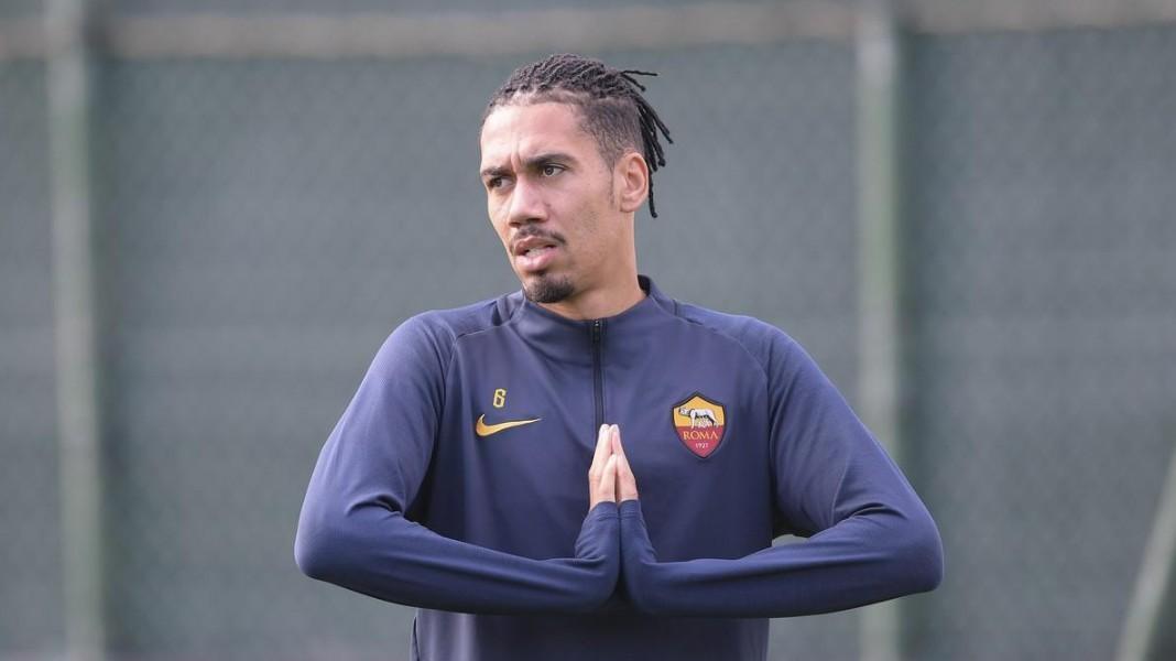 Chris Smalling è in prestito alla Roma dal Manchester United, di LaPresse