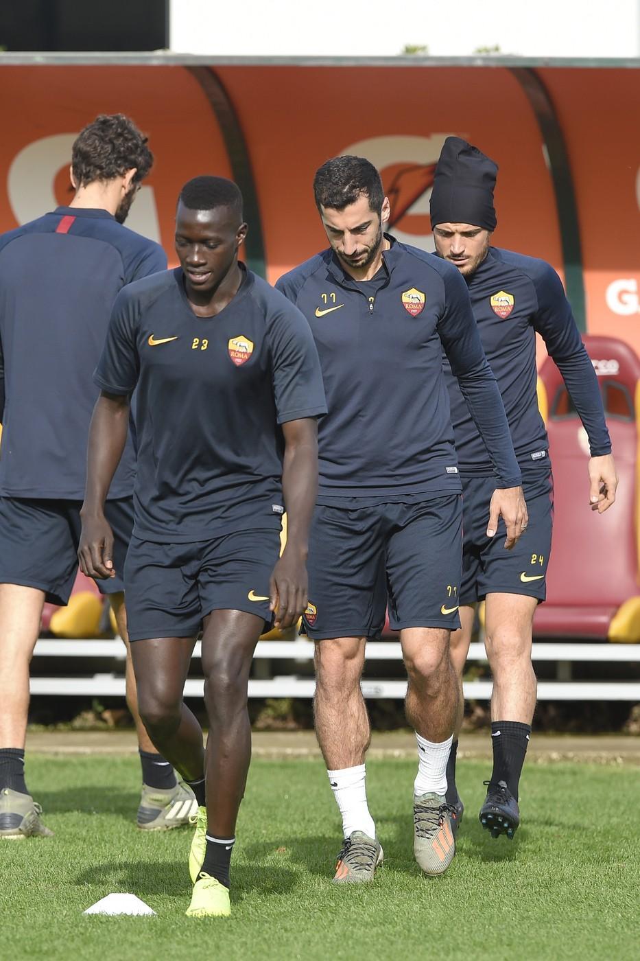 Tall, Mkhitaryan e Florenzi, di LaPresse