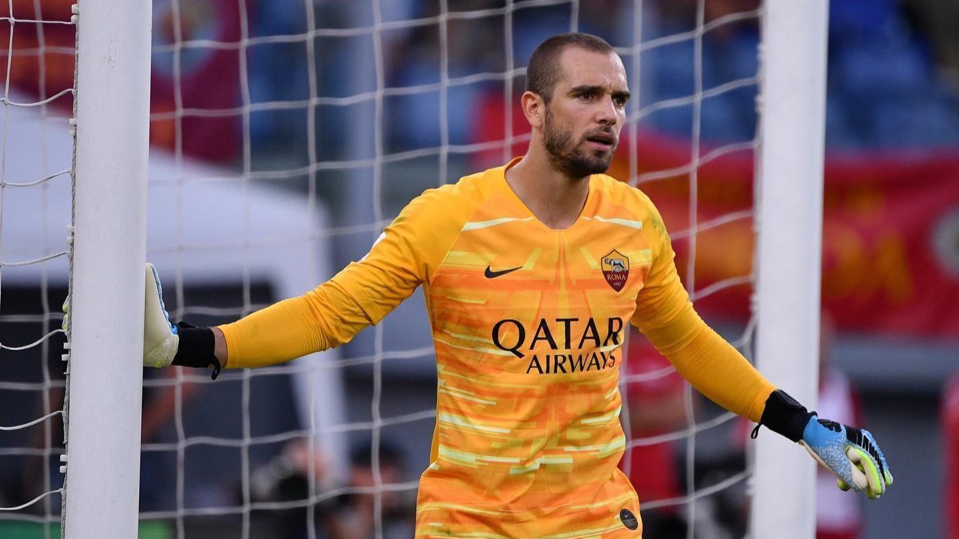 Il portiere della Roma, Pau Lopez, di LaPresse