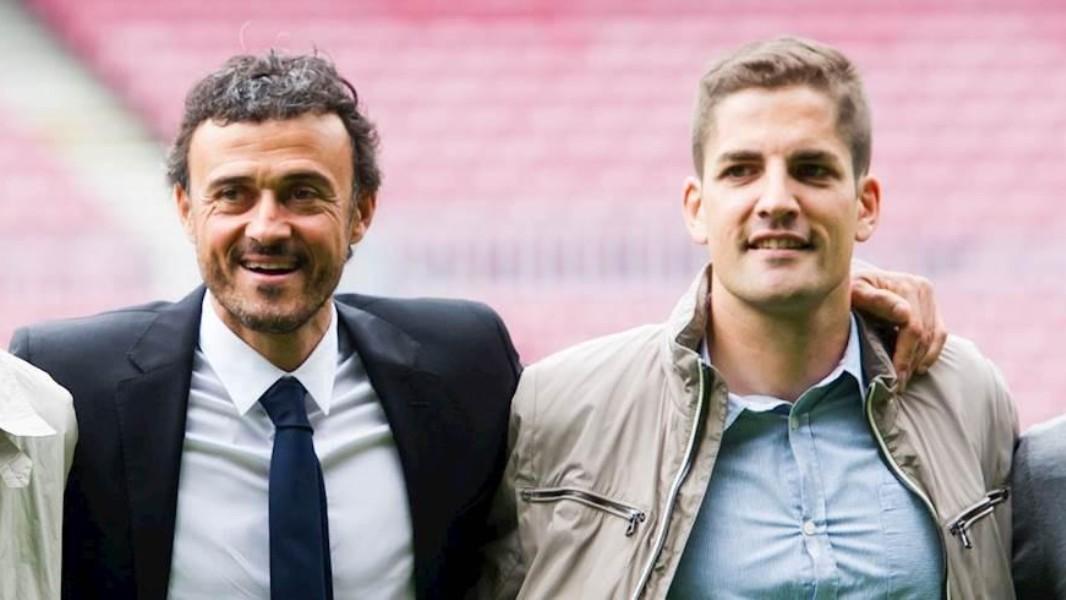 Luis Enrique e Robert Moreno