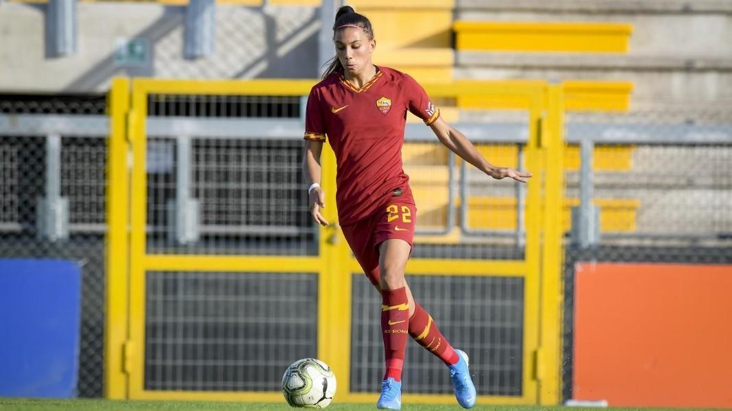 Agnese Bonfantini attaccante della Roma Femminile, di LaPresse