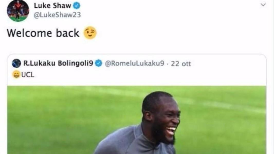 Il tweet di Luke Shaw