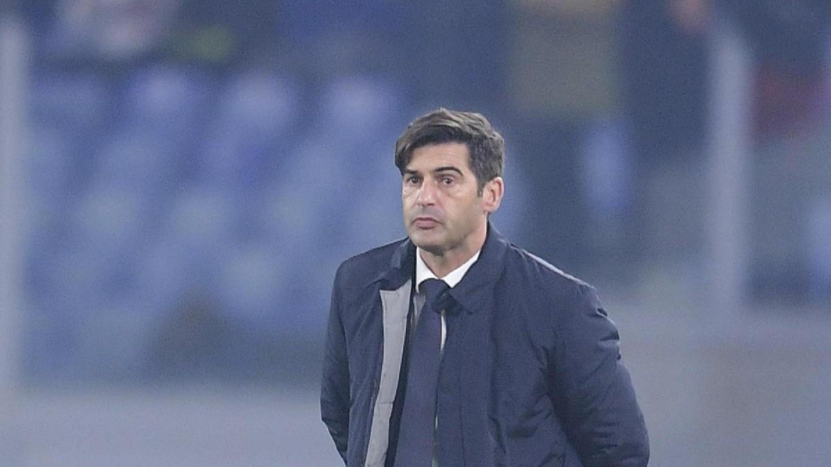 Paulo Fonseca in panchina questa sera, di LaPresse