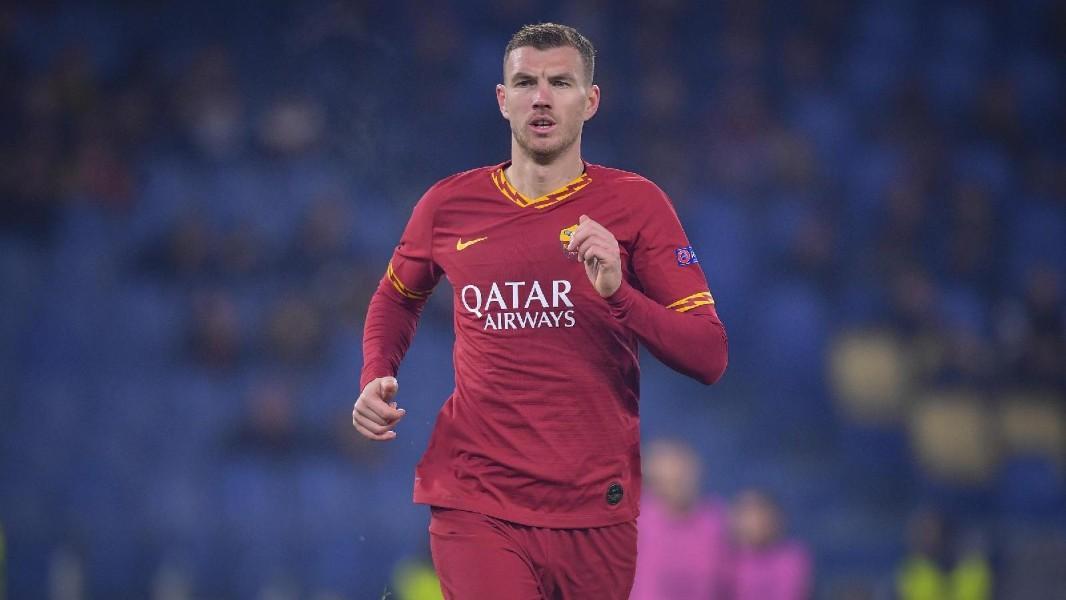 Edin Dzeko a caccia del primo gol al Franchi, di LaPresse