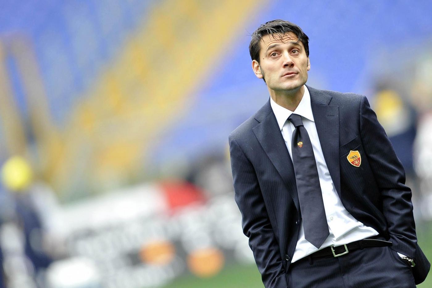 Montella prima di Roma-Parma della stagione 2010/2011, di LaPresse