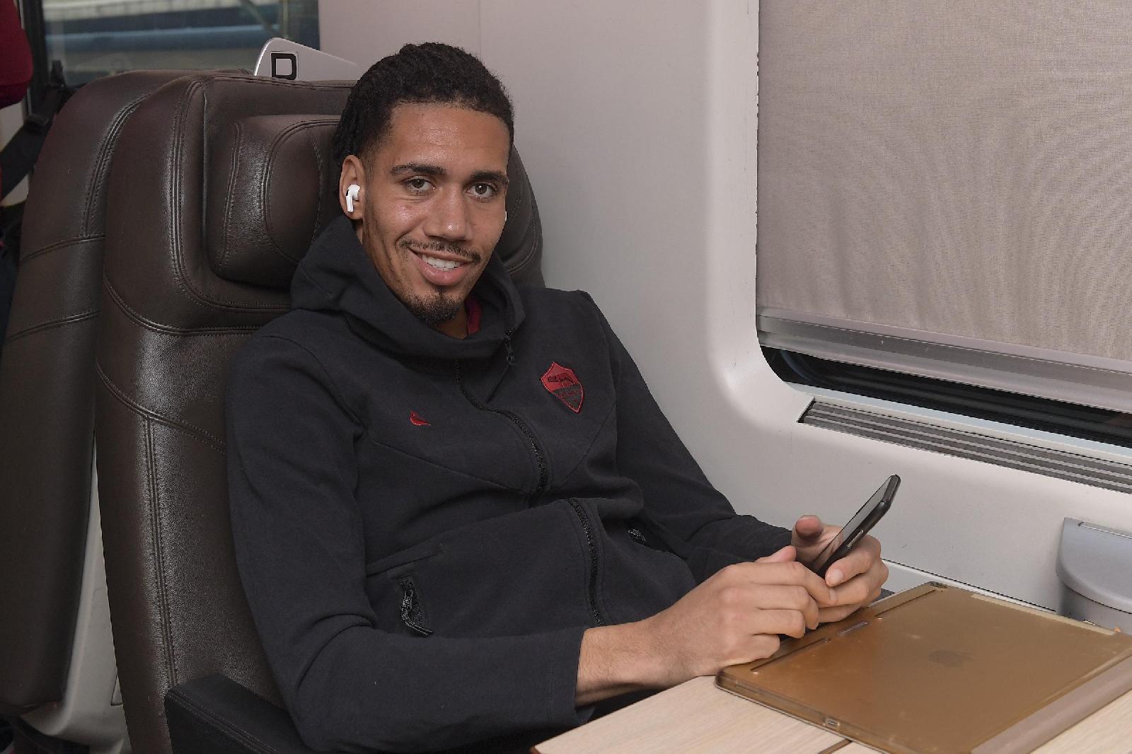 Il difensore inglese Chris Smalling, di LaPresse