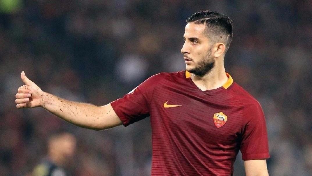 Il difensore giallorosso Kostas Manolas