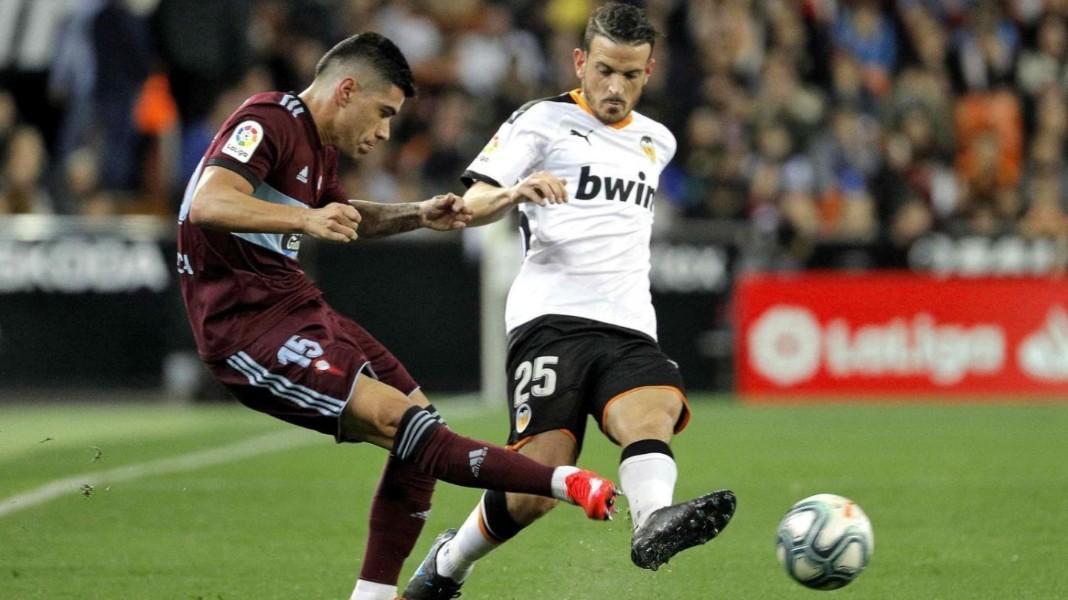 Alessandro Florenzi con la maglia del Valencia