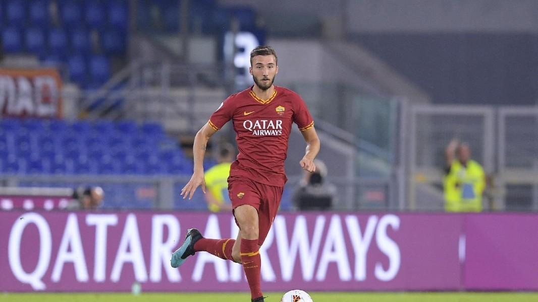 Bryan Cristante, centrocampista della Roma, di LaPresse