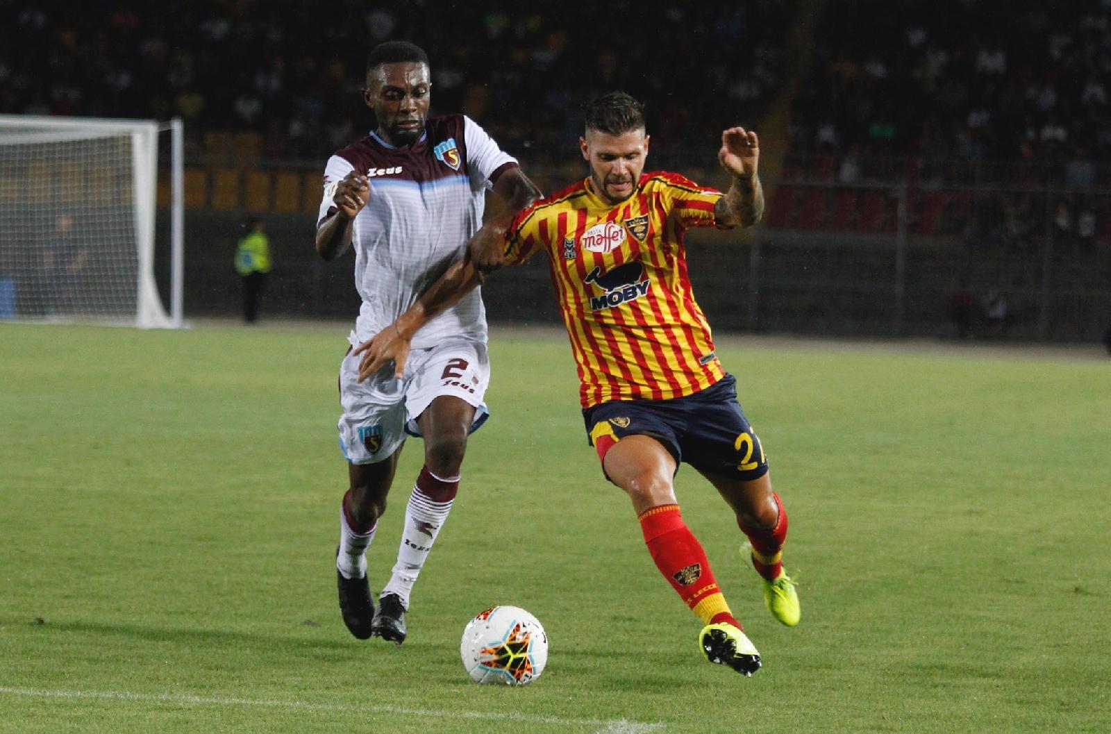 Calderoni in campo con il Lecce