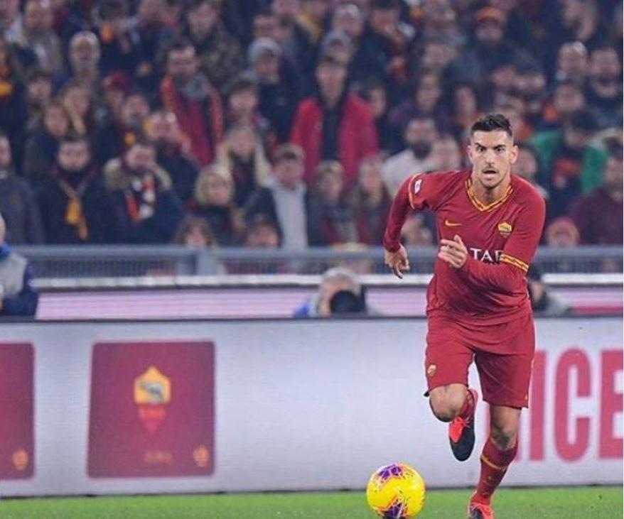 Il trequartista giallorosso Lorenzo Pellegrini, di LaPresse